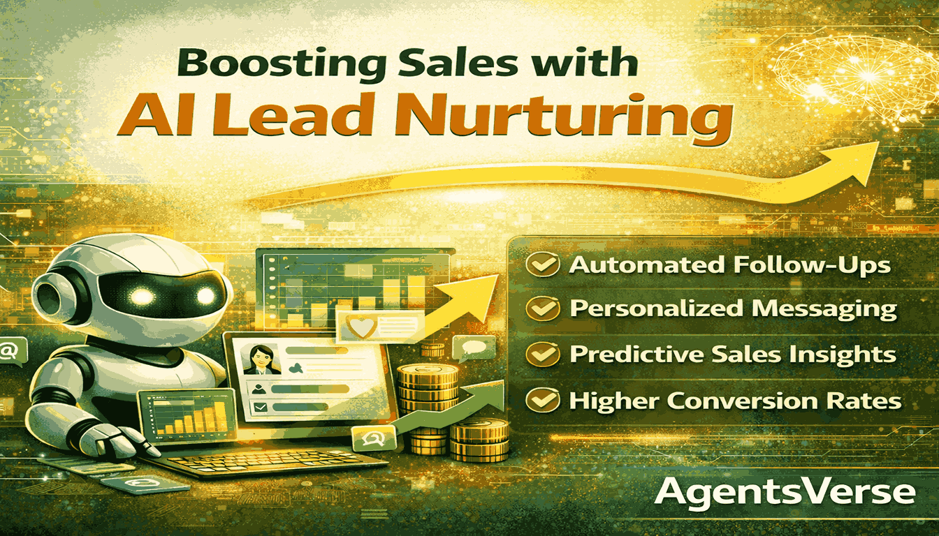 AI Lead Nurturing illustration