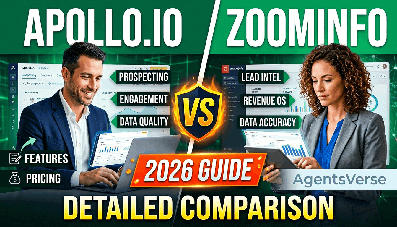 Apollo vs ZoomInfo illustration