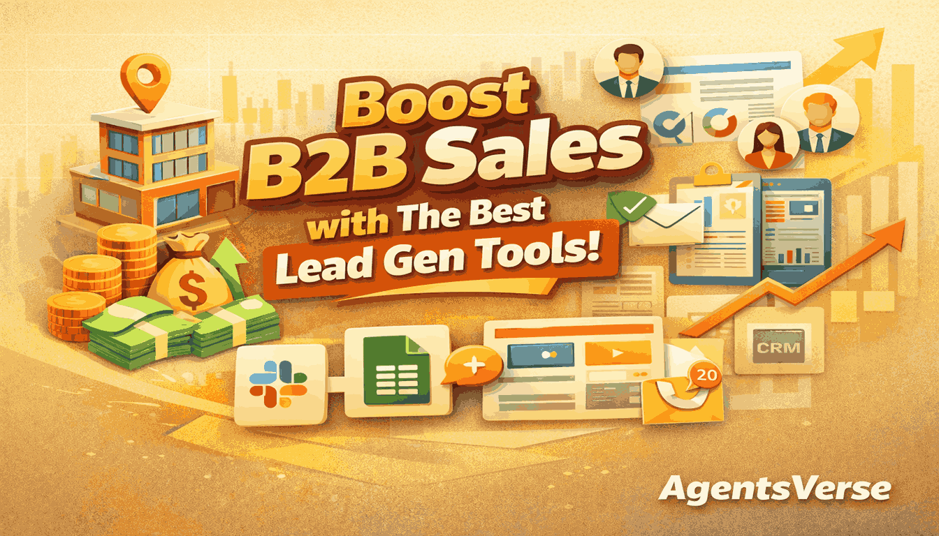 Best B2B Lead Generation Tools and Software for Sales Teams illustration