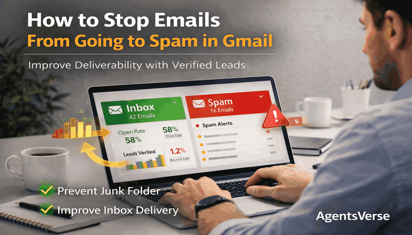 Stop Emails From Going to Spam in Gmail illustration