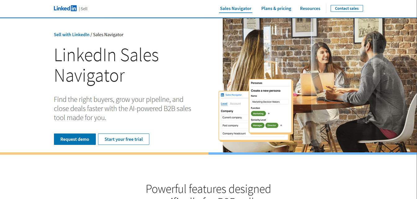 Linkedin Sales Navigator image